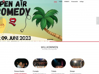 comedylovers.de Webseite Vorschau