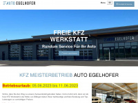 auto-egelhofer-gmbh.de Webseite Vorschau