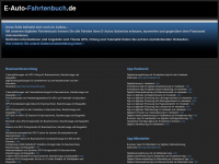 e-auto-fahrtenbuch.de Webseite Vorschau