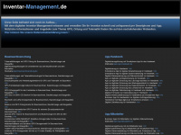 inventar-management.de Webseite Vorschau