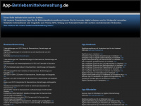 app-betriebsmittelverwaltung.de Webseite Vorschau