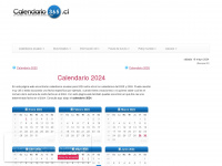 calendario-365.cl Webseite Vorschau