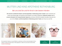 mutterkind-apotheke-rothenburg.de Webseite Vorschau