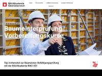 baumeister-oberoesterreich.at Webseite Vorschau