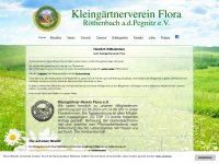 kleingärtnerverein-flora.de Webseite Vorschau