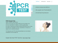 pcr-test.de Webseite Vorschau