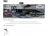 simple-print.at Webseite Vorschau