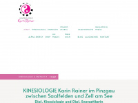 kinesiologierainer.at Webseite Vorschau