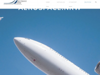 aerospace.nrw Webseite Vorschau