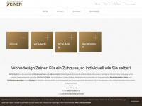 wohndesign-zeiner.at Webseite Vorschau
