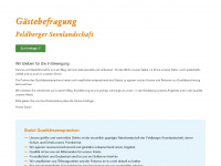 meine-feldberger-seenlandschaft.de Webseite Vorschau