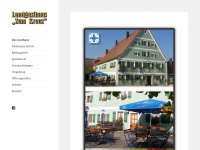 landgasthaus-zum-kreuz.de Webseite Vorschau