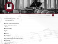 piano-peter-komlew.de Webseite Vorschau