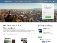 financeclubgraz.at Webseite Vorschau