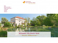 villa-maxim-gorki.de Webseite Vorschau