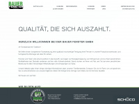 bauer-fenster-gmbh.de Webseite Vorschau