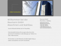 baumann-gmbh.com Webseite Vorschau