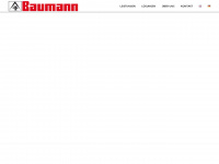 baumann-gmbh.info Webseite Vorschau
