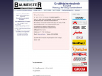 baumeister-gastro.de Webseite Vorschau