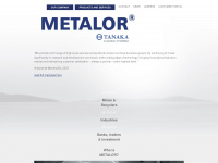 metalor.com Webseite Vorschau