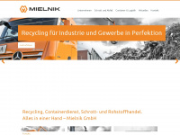 mielnik.de Webseite Vorschau