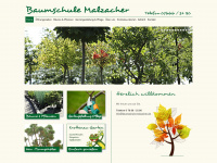 baumschule-malzacher.de Webseite Vorschau