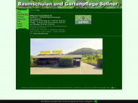 baumschulesellner.de Webseite Vorschau