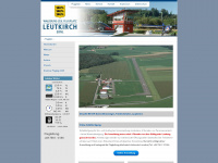 flugplatz-leutkirch.de Webseite Vorschau