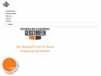 baustoffmarkt-gersthofen.de Webseite Vorschau