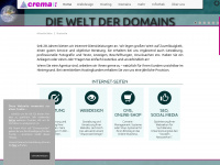 crema.de Webseite Vorschau