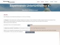 bayernverein-untertuerkheim.de Webseite Vorschau
