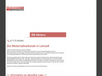 bb-motors.de Webseite Vorschau
