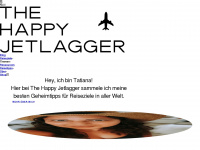 thehappyjetlagger.com Webseite Vorschau