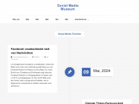 social-media-museum.de Webseite Vorschau