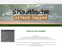 maultäschle.de Webseite Vorschau