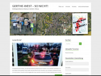 gerthe-west-so-nicht.de Webseite Vorschau