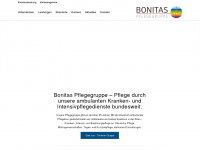bonitas-pflegegruppe.de Webseite Vorschau
