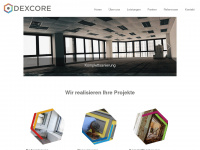 dexcore.de Webseite Vorschau