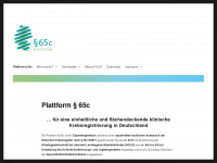 plattform65c.de Webseite Vorschau