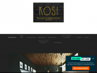 kosi-restaurant.de Webseite Vorschau