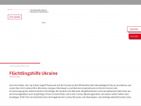 caritas-fluechtlingshilfe-ukraine.de Webseite Vorschau
