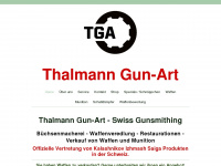 gun-art.ch Webseite Vorschau