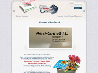 merci-card.de Webseite Vorschau