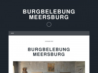burgbelebung-meersburg.de Webseite Vorschau