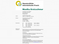 monika-kretzschmar.de Webseite Vorschau