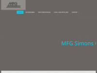 mfg-simonsgmbh.de Webseite Vorschau