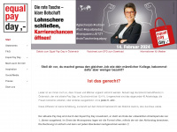 equal-pay-day.at Webseite Vorschau