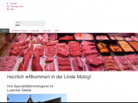 linde-metzg.ch Webseite Vorschau