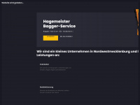bagger-hagemeister.de Webseite Vorschau