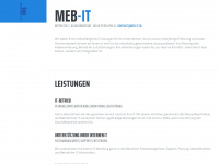 meb-it.de Webseite Vorschau